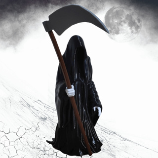 Escultura da Morte Ceifador – Decoração de Halloween - Impressão 3D em Oferta na Shopee