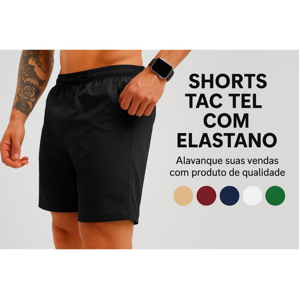 Short Tactel Masculina | Conforto & Estilo | Verão 2025