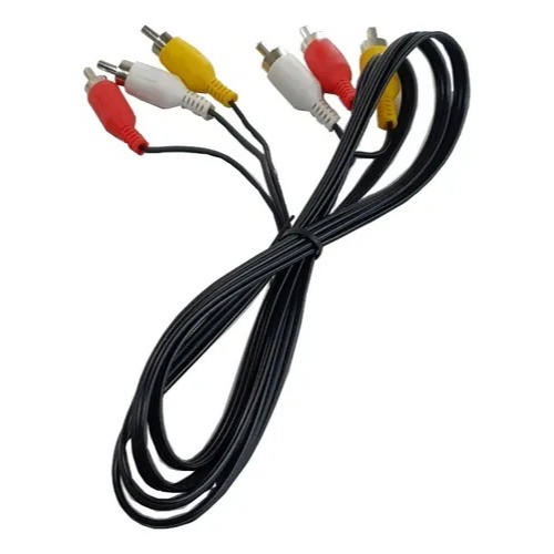 Cabo Áudio e Video Rca 3+3 Tipo Av Home theater /Dvd/ Tv/ V -Game 1M