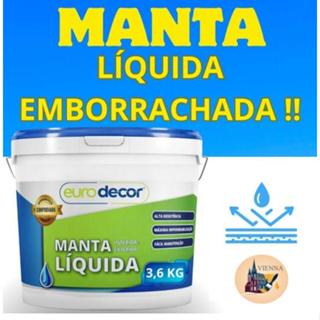 Eurodecor Manta Líquida 18kg Impermeabilizante Veda Fissuras Infiltrações e Umidade 12kg em Oferta na Shopee