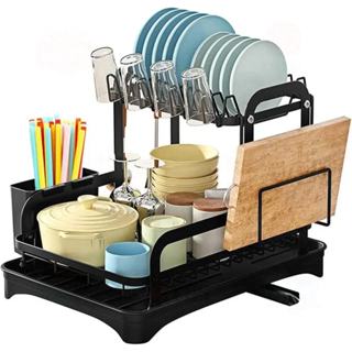 Escorredor De Louça 2 Em 1 Decoteam 2 Níveis E Ralo Ajustável em Oferta na Shopee