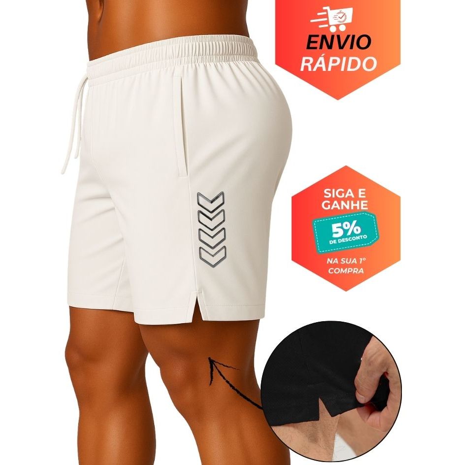 Bermuda Masculina para Academia Corrida  Praia