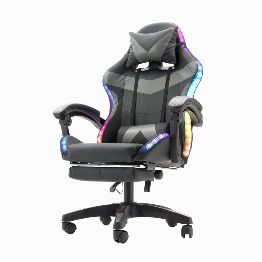 👍🔥Cadeira Gamer com Caixa de Som Bluetooth + Fita de LED 128 Cores – Experiência IMAX Imersiva em Casa! em Oferta na Shopee