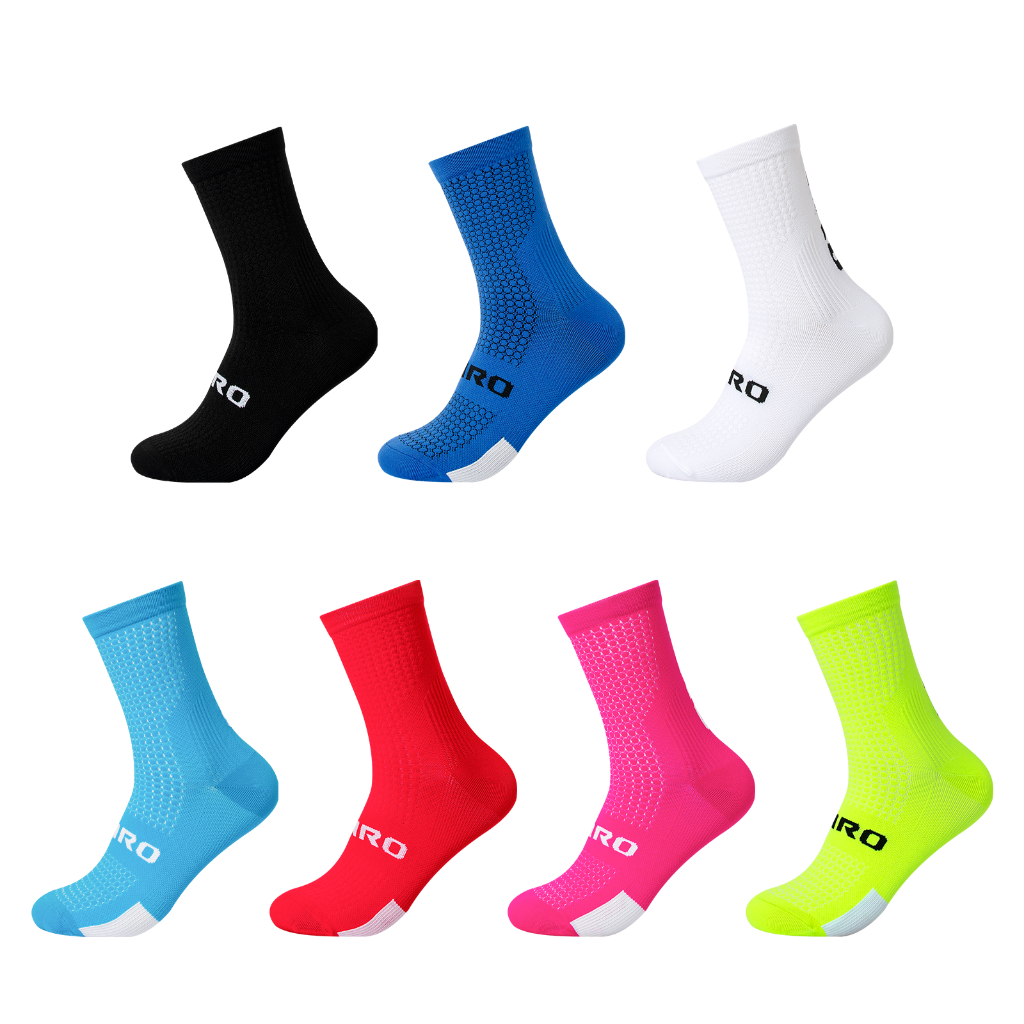 3 pares Meias De Ciclismo Respiráveis De Alta Qualidade – Basquete , Corrida , Caminhada E Tênis em Oferta na Shopee