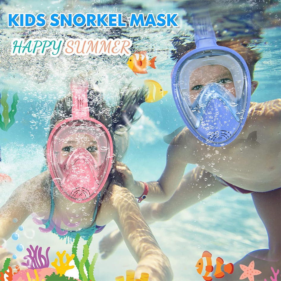Máscara De Snorkeling Infantil máscara de mergulho snorkel mergulho Snorkel Full