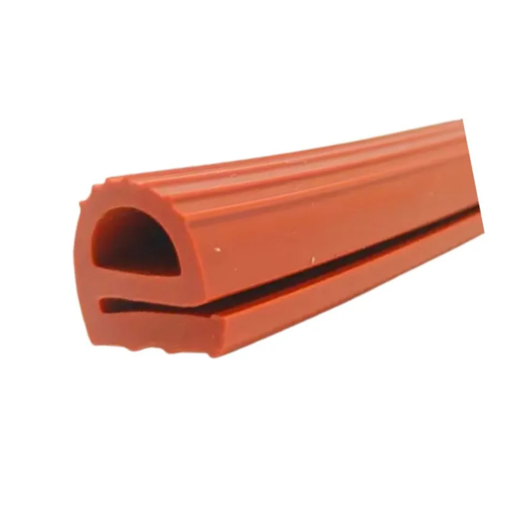 Perfil Silicone Para Fornos Tipo E - 4 Metros 17x14mm