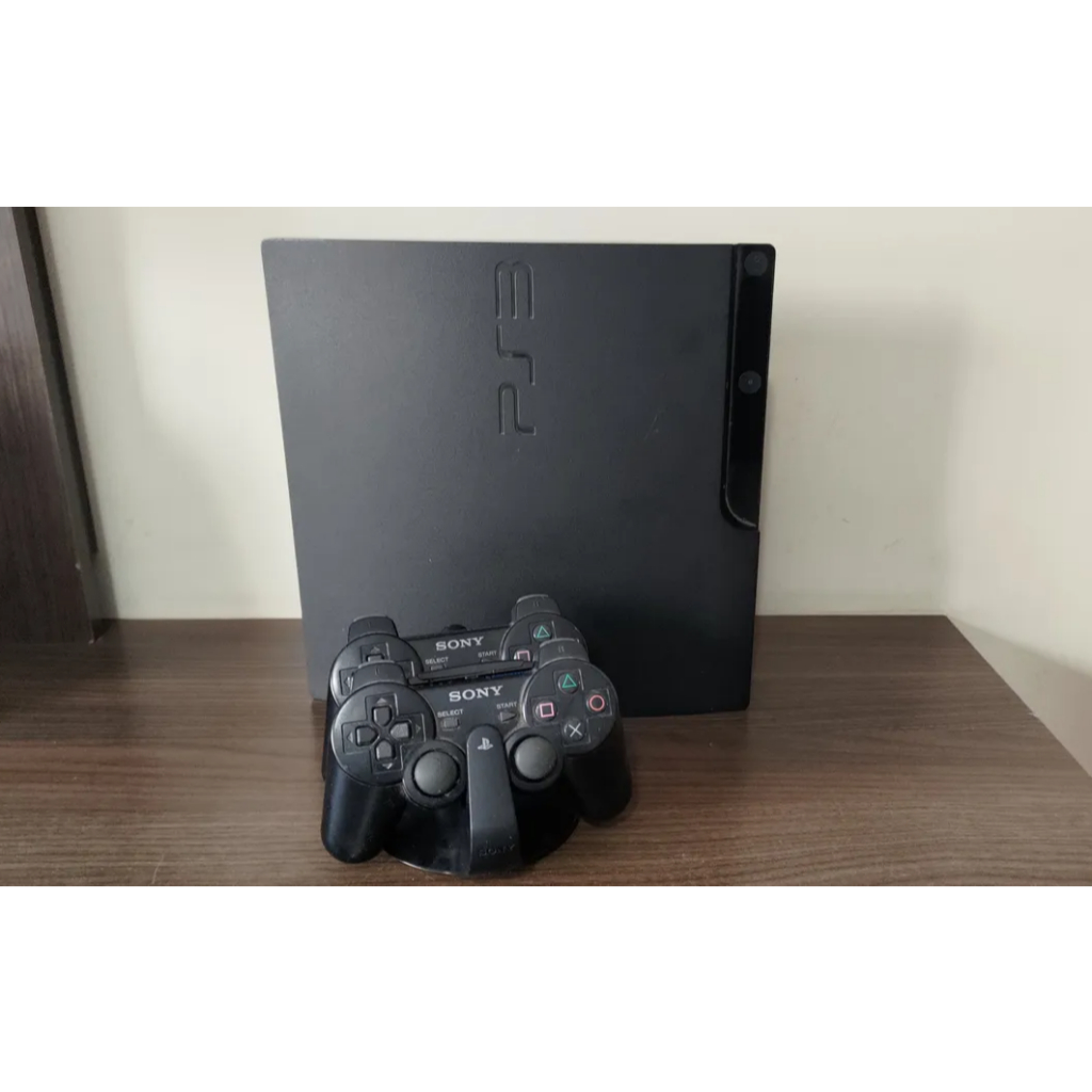 Console Ps3 320gb Com Controle Playstation 3 Slim