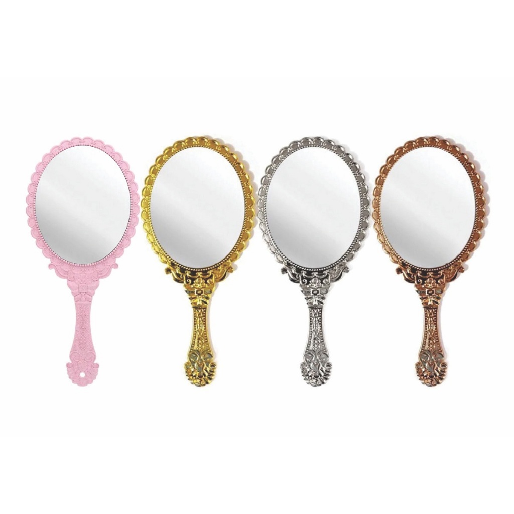 Espelho De Mão Modelo Princesa Provençal Decoração Maquiagem em Oferta na Shopee