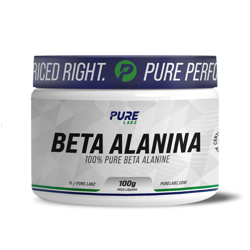 Beta Alanina Pura 100g  Pure Athletic em Oferta na Shopee