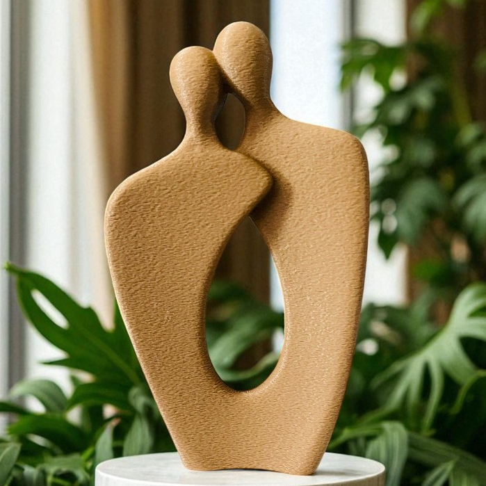Escultura Minimalista Casal Moderno para Sala Quarto Escritório Ideal para Decoração de Casa Romântica e Presente em Oferta na Shopee