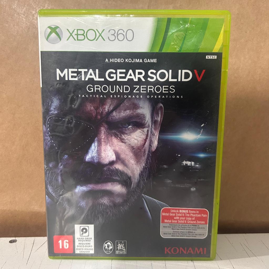 Metal Gear Solid V Ground Zeroes Mídia Física Original Seminovo Xbox 360