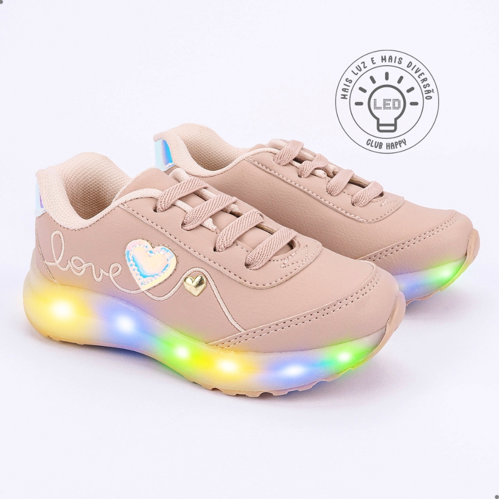 Tenis Infantil Feminino Led Menina Tenis De Menina Pisca Pisca · foto 2