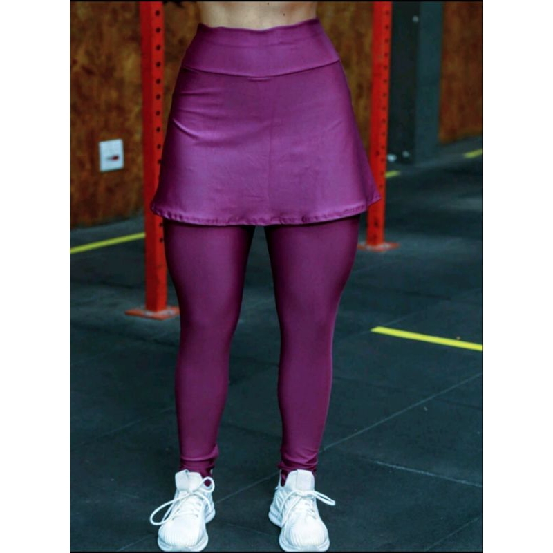 Calça saia/ calça legging com saia