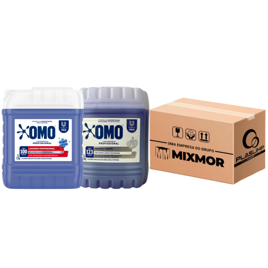 Kit Imperdível - Omo Pro 7L + Omo White 7L em Oferta na Shopee
