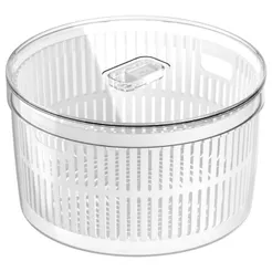 Organizador Clear Fresh 5,5L Com Cesto Natural OF950NT - Ou