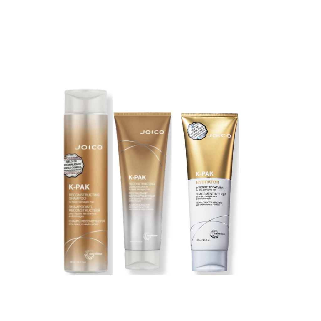 Kit Joico K-PAK Hidratação e Reconstrução - Shampoo 300ml , Condicionador 250 ml e Máscara 250ml