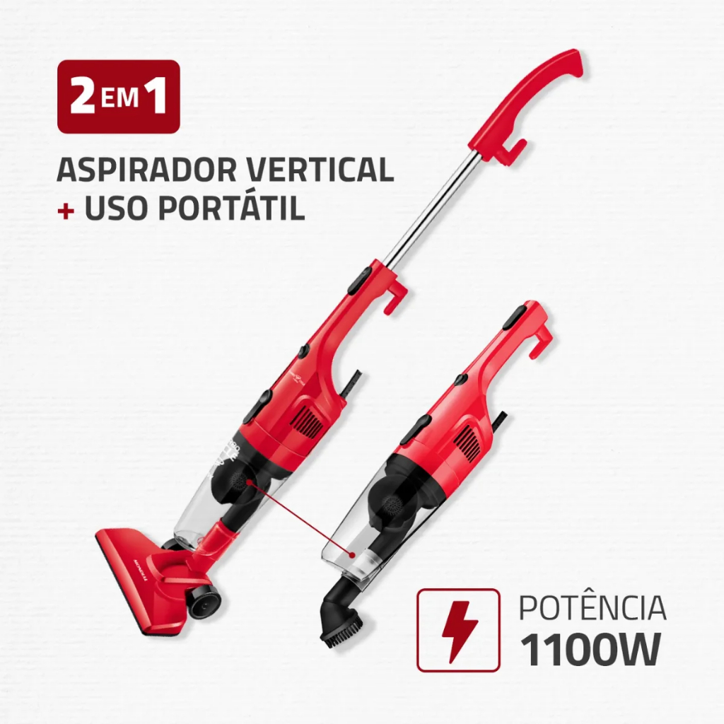 Aspirador de Pó Mondial Turbo Cycle 2 em 1 127V AP-36 1100W