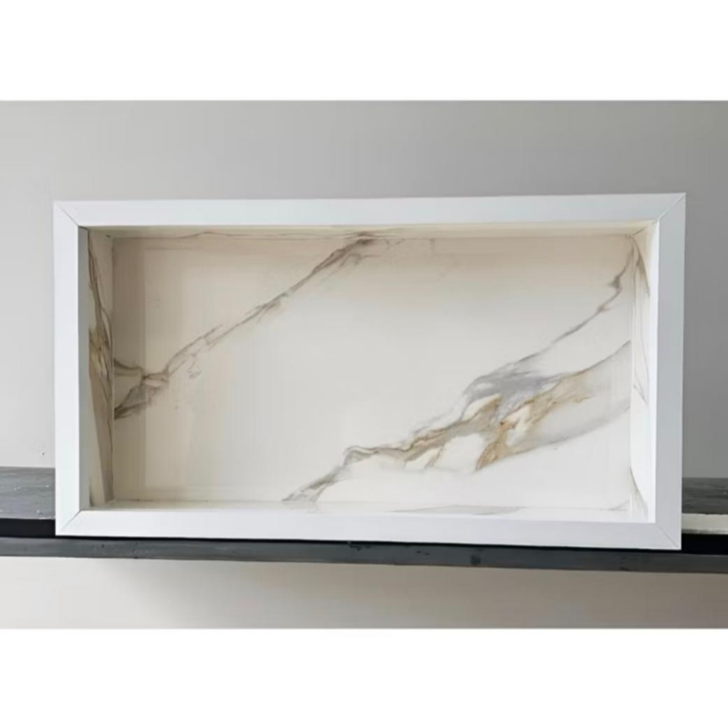 Nicho de Porcelanato 60x30cm para Banheiro | Embutir na Parede | Porta Shampoo | Envio Imediato em Oferta na Shopee