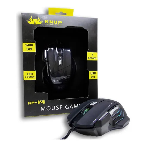Mouse Gamer Led Super Moderno 2400 Dpi Usb 2.0 Kp-v4 Knup