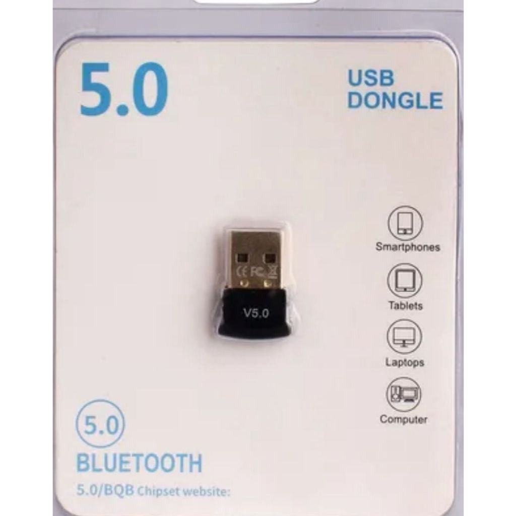 Adaptador USB Bluetooth 5.0 para PC Win10/8.1/8/7/XP/Vista, Receptor Bluetooth Dongle/Transmissor Suporta Várias Conexõe