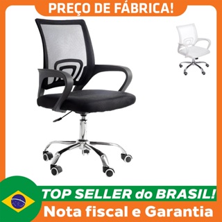 Cadeira de Escritório Mesh Assento Estofado Base Giratória 9050 em Oferta na Shopee
