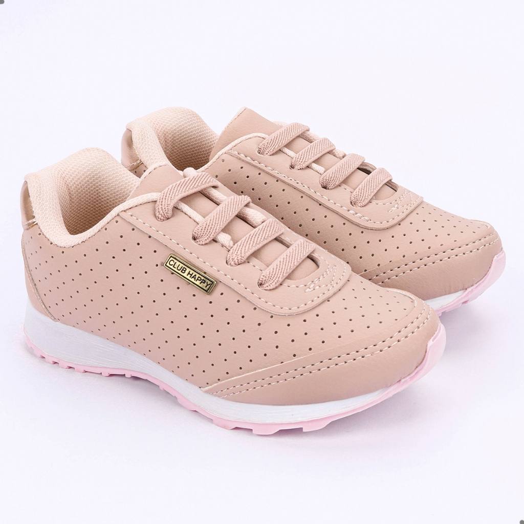 Tenis Infantil Menina Feminino Sapato Infantil Menina Escolar Volta As Aulas Club Happy em Oferta na Shopee