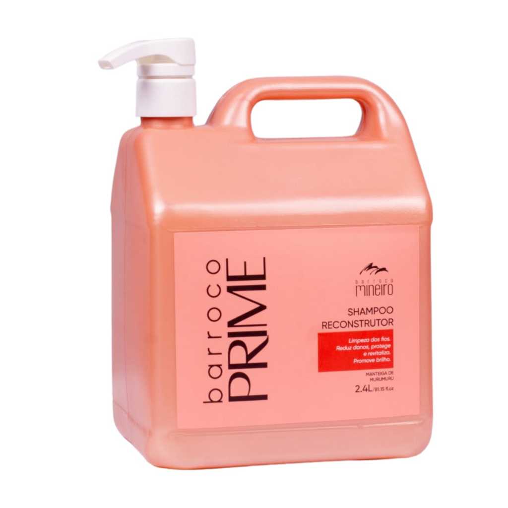 Barroco Mineiro Prime Manteiga de Murumuru Shampoo Profissional Lavatório 2.4L