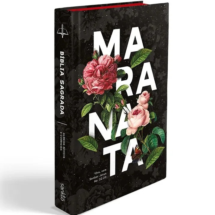 Bíblia ARC 860 - Letra Normal - Capa Dura Maranata Floral