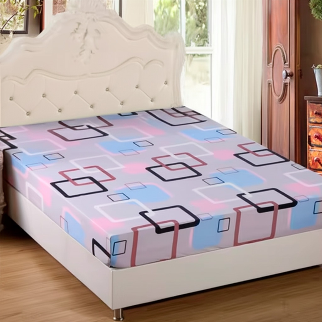 Lençol Avulso Estampado com Elástico - Solteiro / Casal / Queen / King — imagem 2 de 2