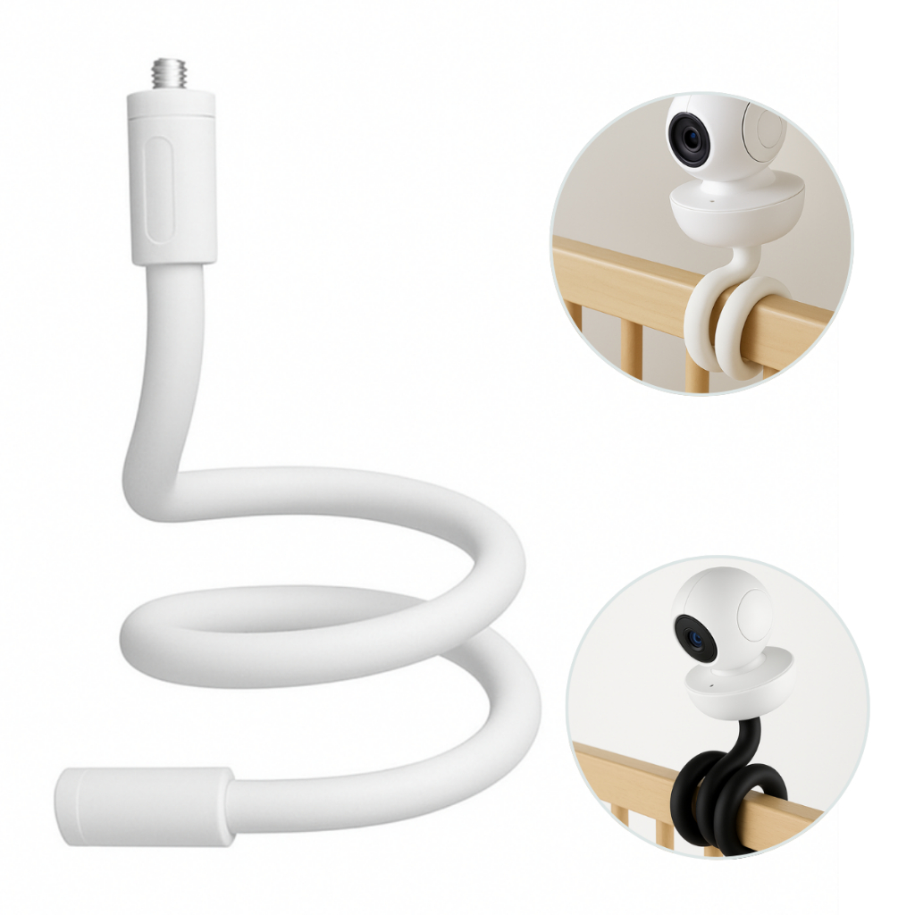 Suporte Flexível Para Babá Eletrônica Sem Furo Enrolar Berço em Oferta na Shopee