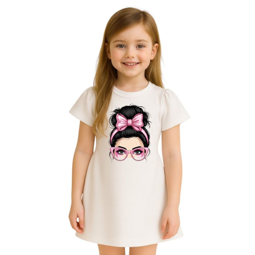 Camisão Vestido Infantil Juvenil Moda Gringa Verão Estampado Style Vestidinho Feminino Meninas Casual Dia A Dia