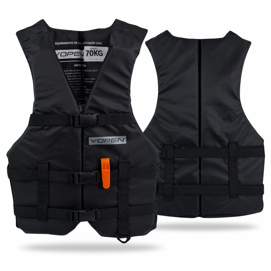 Colete Flutuador Pesca Vopen 30kg 50kg 70kg 90kg 110kg 130kg