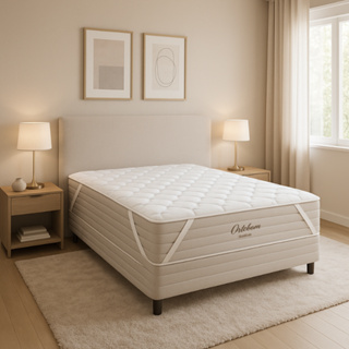 Pillow Top Protetor de Colchão Ortobom 200 Fios 100% Algodão Hipoalérgico Solteiro Casal Queen King em Oferta na Shopee