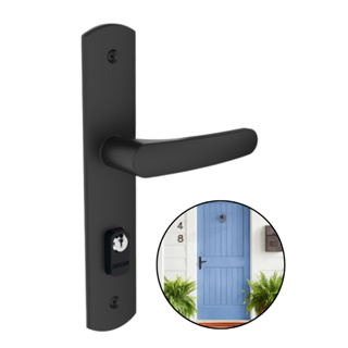 Fechadura de Porta Residencial Sala Cozinha Quarto e Banheiro Soprano Anticorrosão Preta Ipanema em Oferta na Shopee