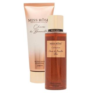 Kit Hidratante Corporal + Body Splash Miss Rosê Glow Perfume Delicado Alta Fixação Collection em Oferta na Shopee