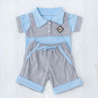 Conjunto bebê Menino Mauricinho linha baby com camiseta polo e shorts Récem Nascido Do 0 a 6 meses em Oferta na Shopee