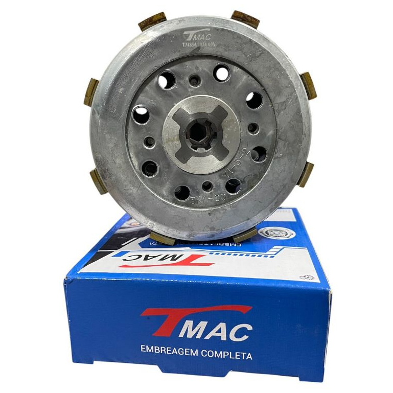 EMBREAGEM COMPLETA YBR 125-00-08/FACTOR 125 09-16/XTZ 125 03-16/TTR 125 08-13