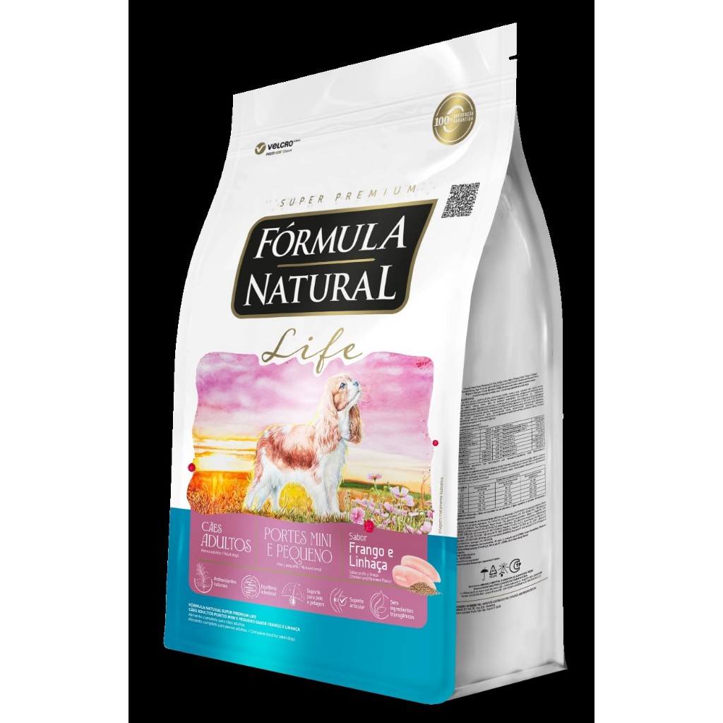 Ração Adimax Fórmulanatural Frango Adultos Pequenos Saco 7kg