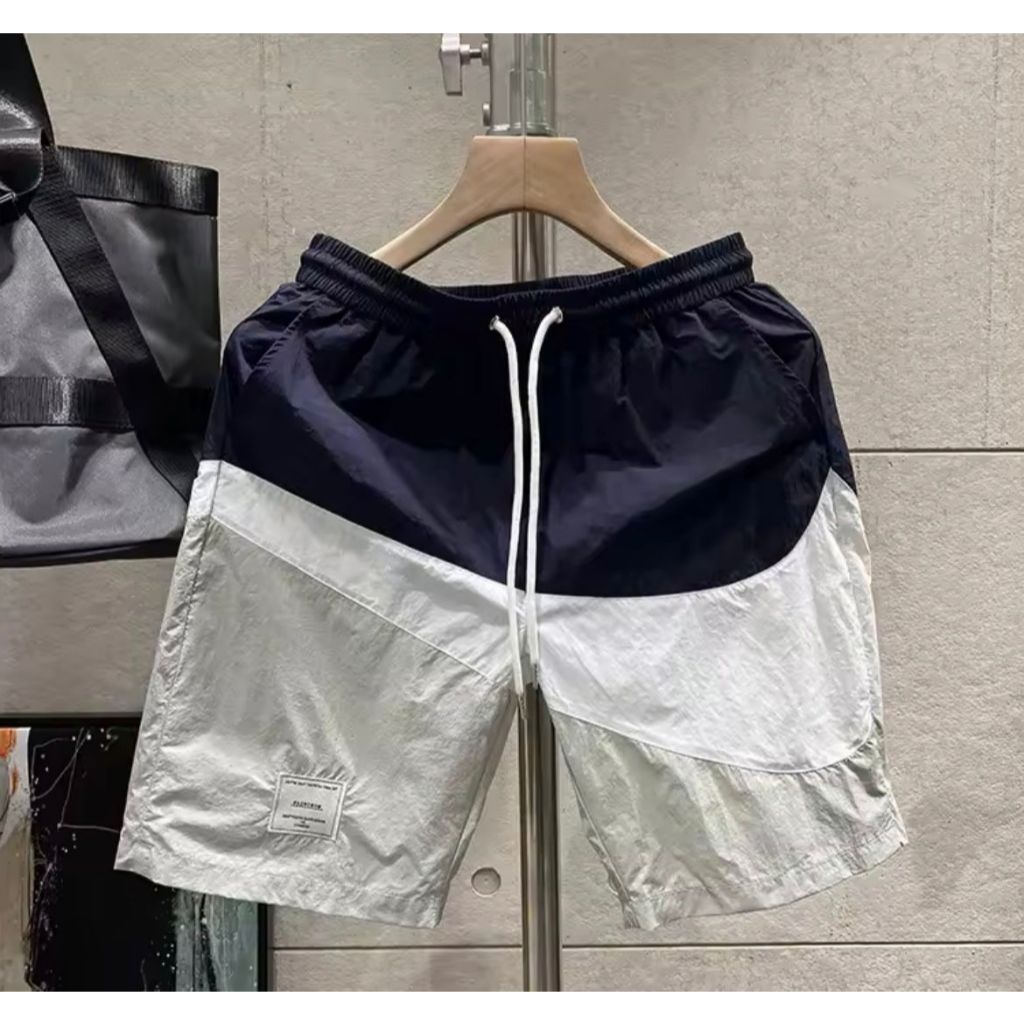 Bermuda Masculina  Estilo Casual Esportiva com Elástico e Cordão Ajustável