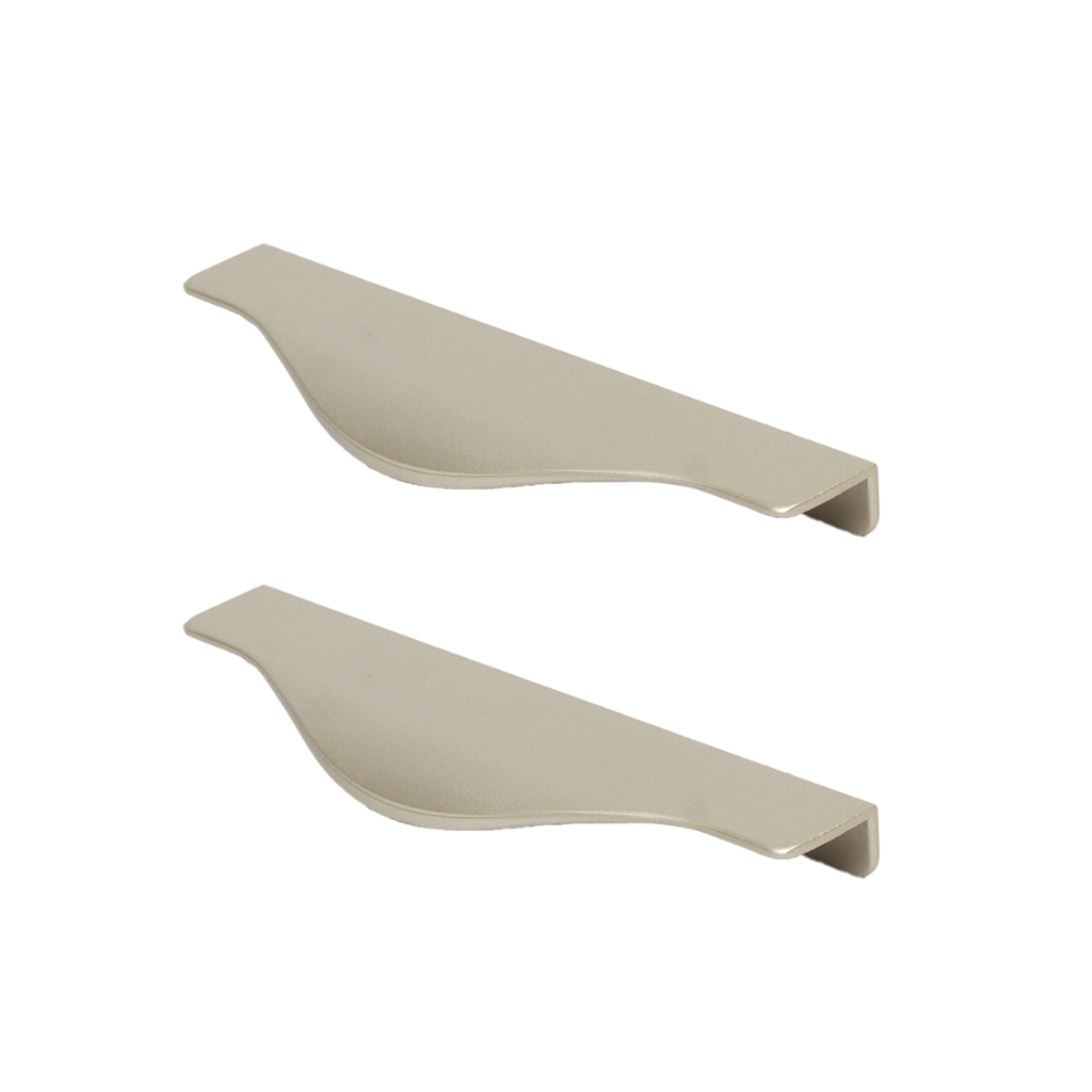 2 Peças Puxadores 128mm Slim De Moveis Sala Comoda Porta Abs