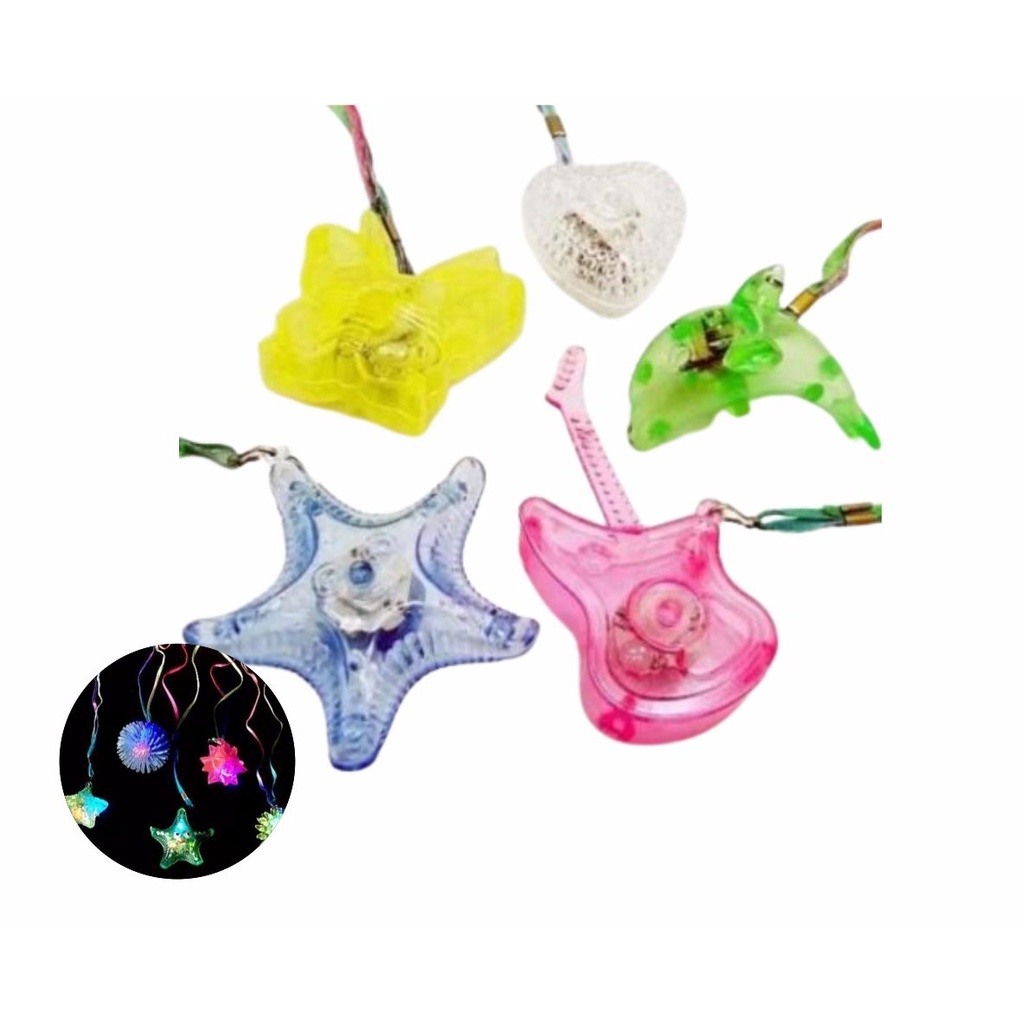 Kit Colar Pisca Led Festa Casamento Colorido Modelos Sortidos Cores, Festa, Formatura, Aniversário