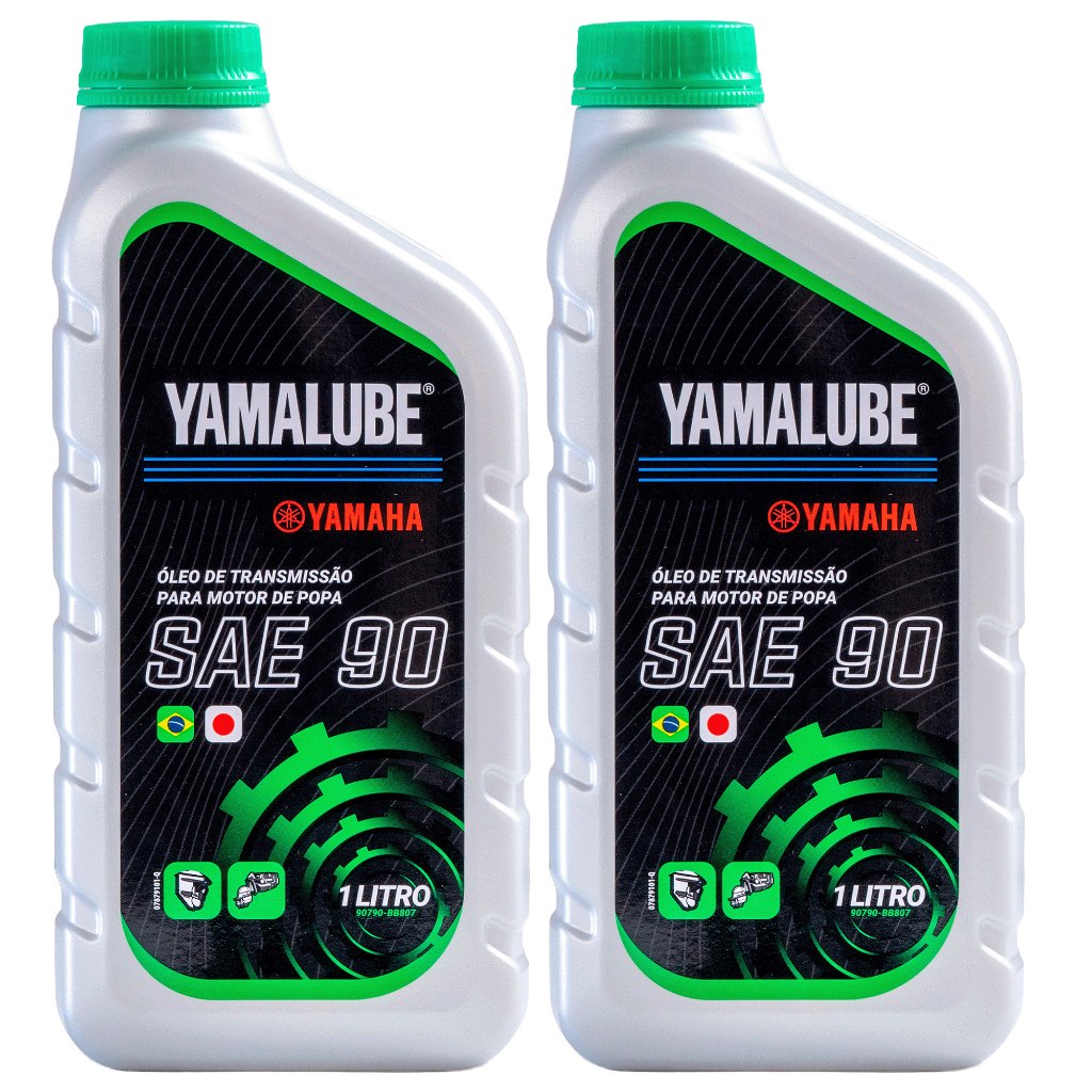 Lubrificante Transmissão Sae-90 Yamalube 1 Litro Kit C/2