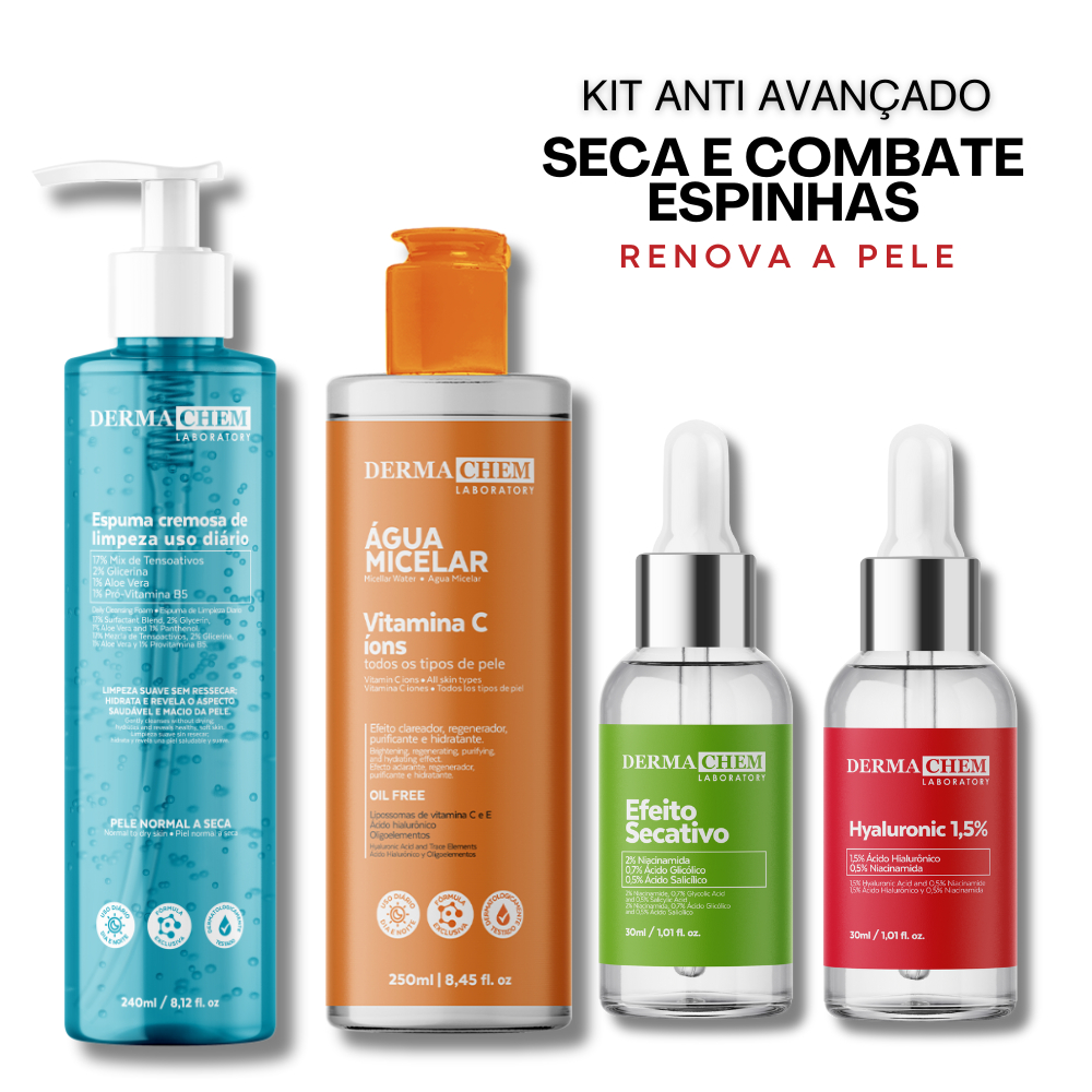Skincare Avançado Combate Espinhas e Oleosidade Dermachem