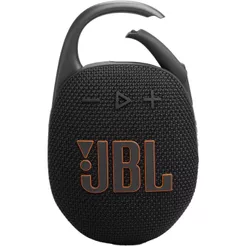 Caixa de Som Portátil JBL Clip 5 com Bluetooth Preto À Prova D'água e Poeira Com Auracast + NF