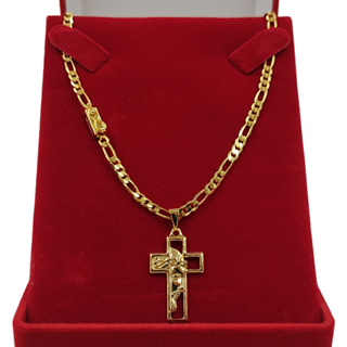 Colar Cordão 4mm Masculino Moeda Antiga Legítima Fecho Gaveta + Pingente Cruz Jesus em Oferta na Shopee