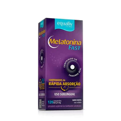 Suplemento Alimentar Melatonina Fast Equaliv 0,21mg Com 120 Comprimidos Sublinguais