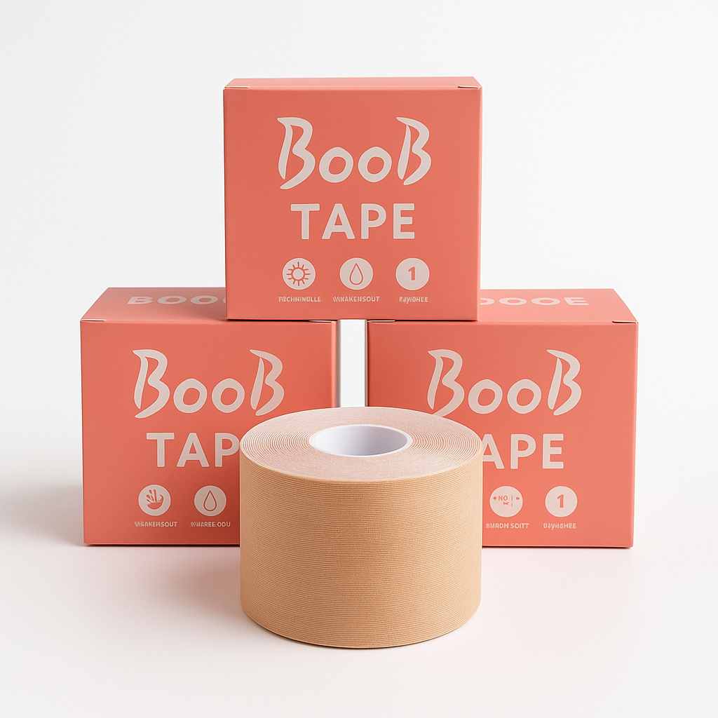 1 ou 2 Fitas Levanta Peito Adesivo Sutiã Seios Boob Tape