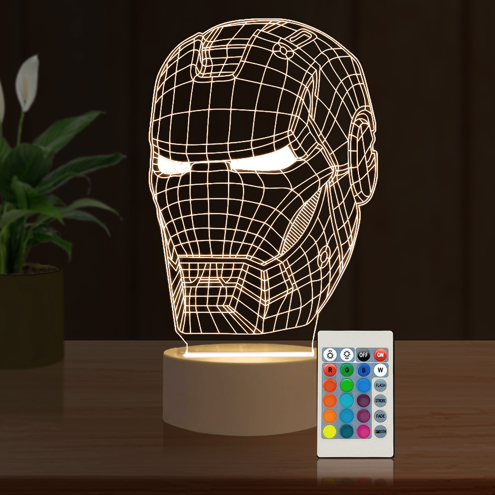 Abajur Homem de Ferro - Comprar com Melhor Preço em Iluminação