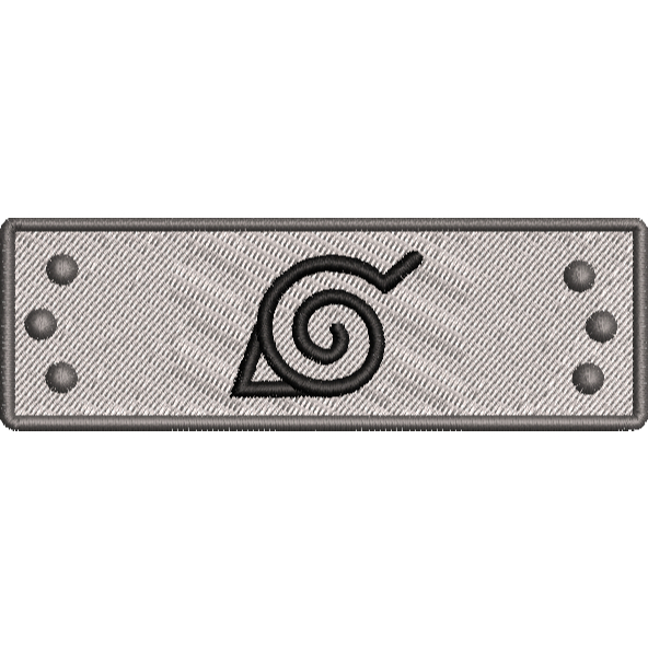 patch Bandana Aldeia da Folha naruto termocolante bordado
