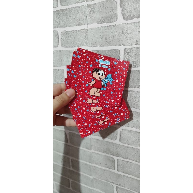 Adesivo para sacolinha personalizados 10x10cm para lembrancinhas festa de aniversário